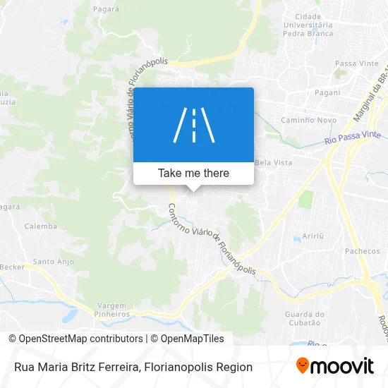 Rua Maria Britz Ferreira map