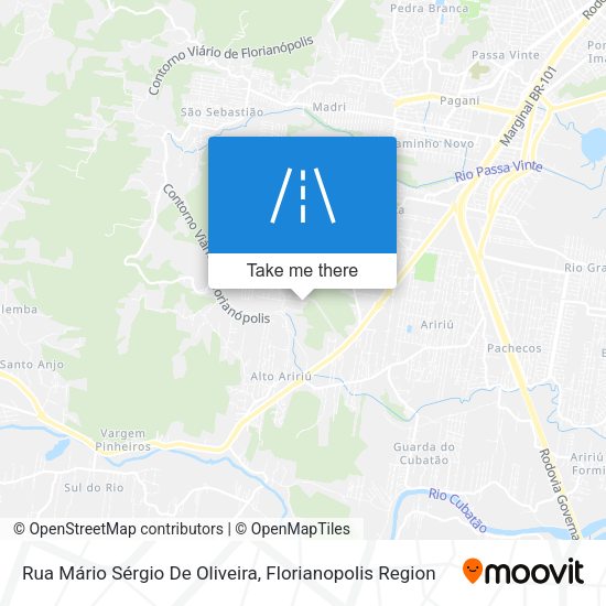 Rua Mário Sérgio De Oliveira map