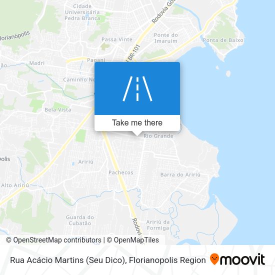 Rua Acácio Martins (Seu Dico) map