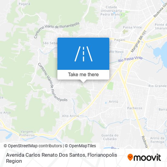 Avenida Carlos Renato Dos Santos map