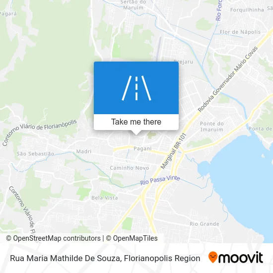Rua Maria Mathilde De Souza map