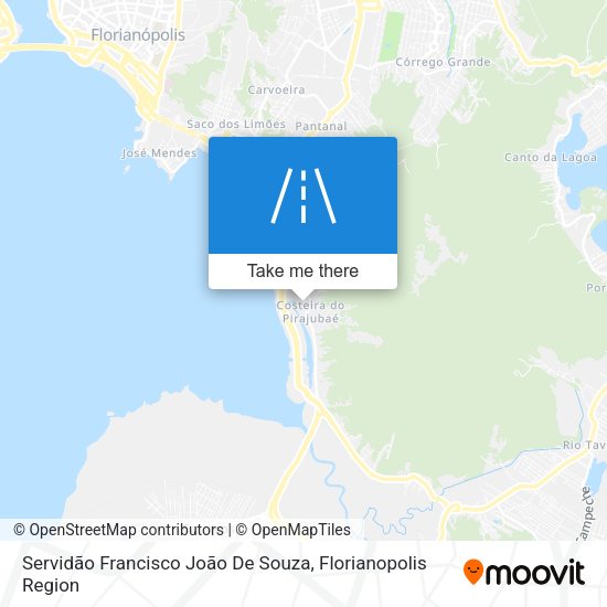 Servidão Francisco João De Souza map