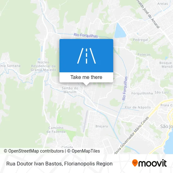 Rua Doutor Ivan Bastos map