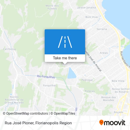 Rua José Pioner map