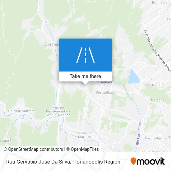 Rua Gervásio José Da Silva map
