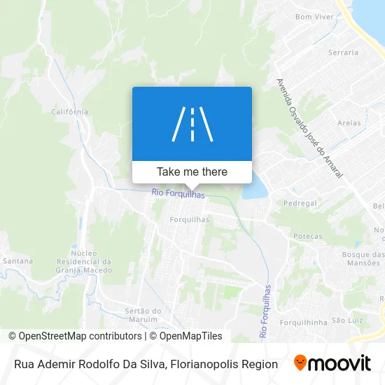 Rua Ademir Rodolfo Da Silva map