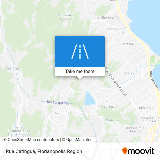 Rua Catinguá map