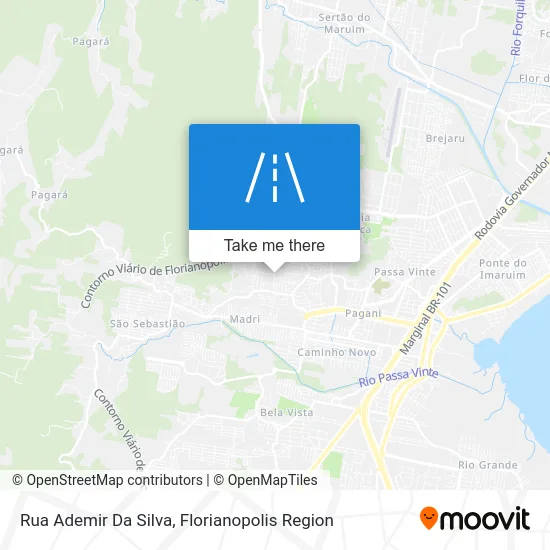 Rua Ademir Da Silva map