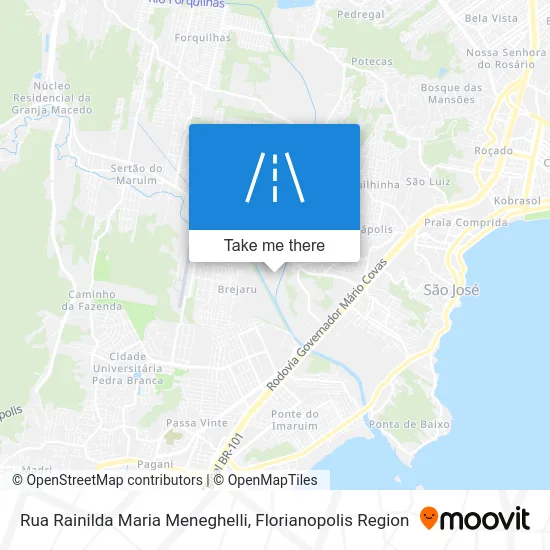 Rua Rainilda Maria Meneghelli map