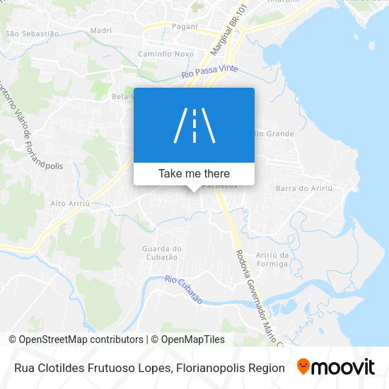 Rua Clotildes Frutuoso Lopes map