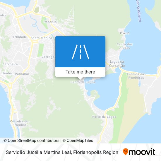 Servidão Jucélia Martins Leal map