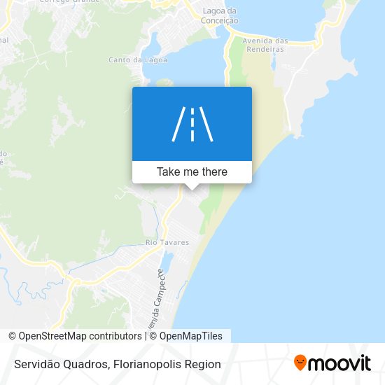 Servidão Quadros map