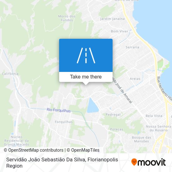 Servidão João Sebastião Da Silva map