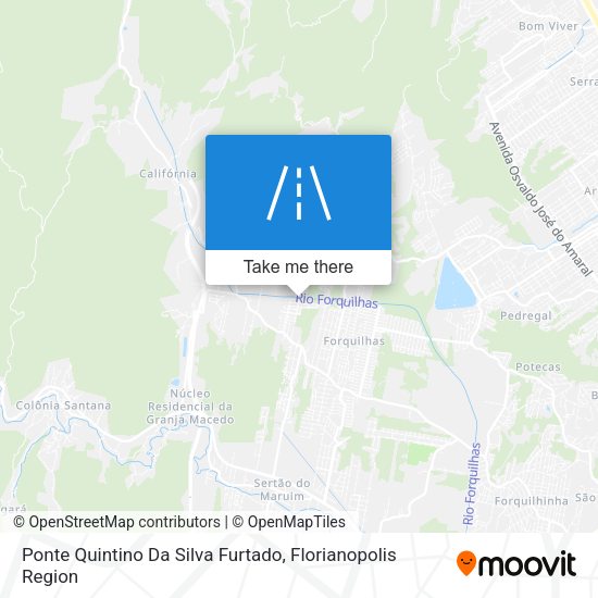 Ponte Quintino Da Silva Furtado map