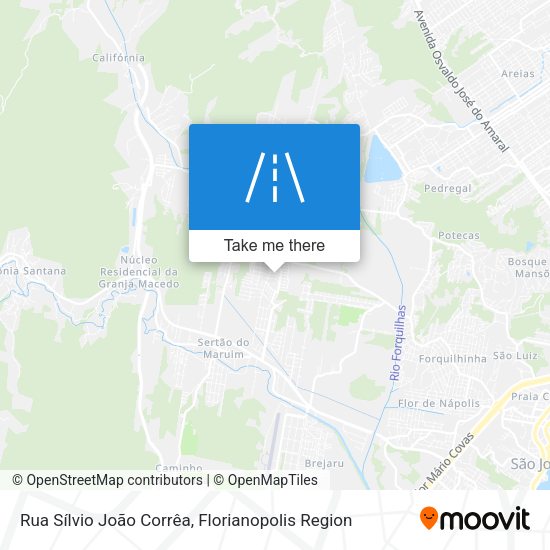 Rua Sílvio João Corrêa map