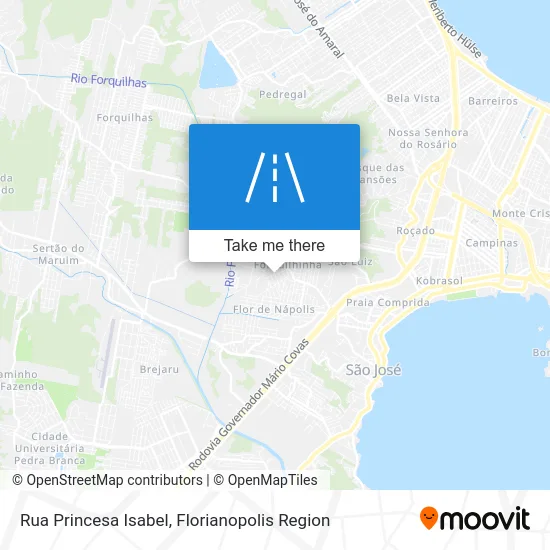 Rua Princesa Isabel map