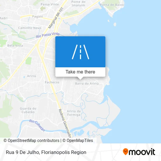 Rua 9 De Julho map