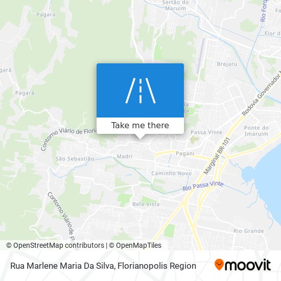 Mapa Rua Marlene Maria Da Silva