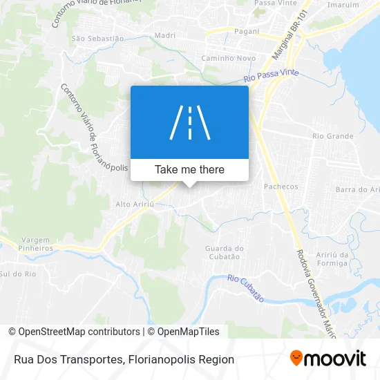 Rua Dos Transportes map