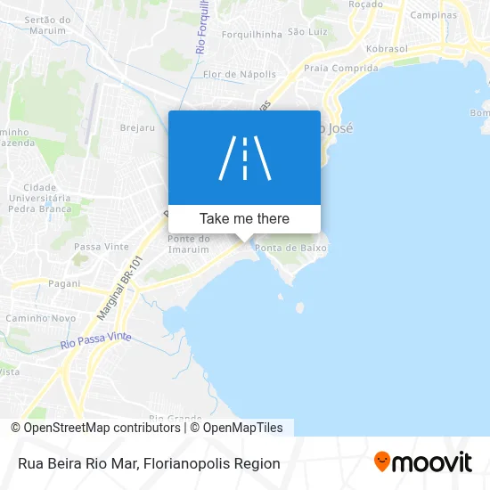 Rua Beira Rio Mar map