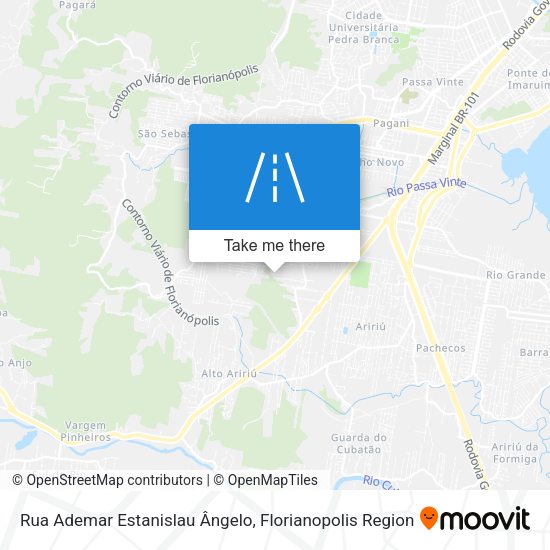 Rua Ademar Estanislau Ângelo map
