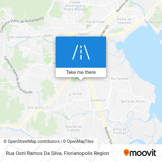 Rua Osni Ramos Da Silva map