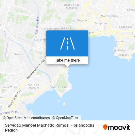 Servidão Manoel Machado Ramos map