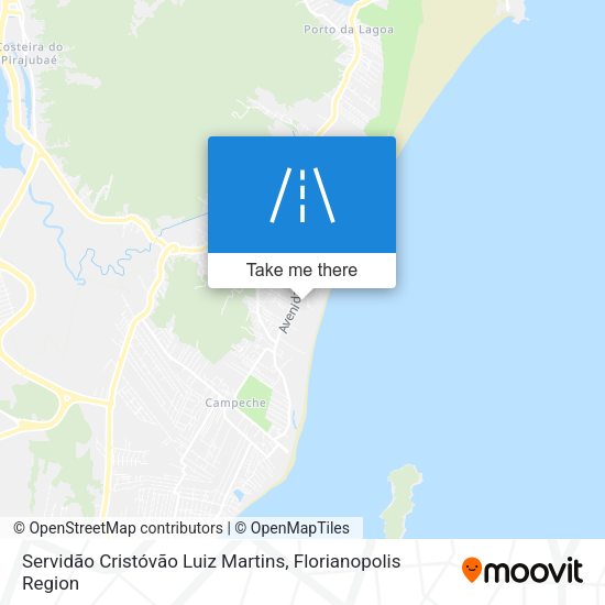 Servidão Cristóvão Luiz Martins map