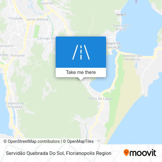 Servidão Quebrada Do Sol map
