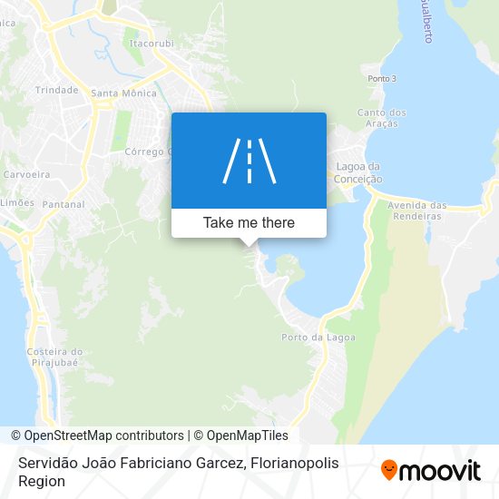 Servidão João Fabriciano Garcez map