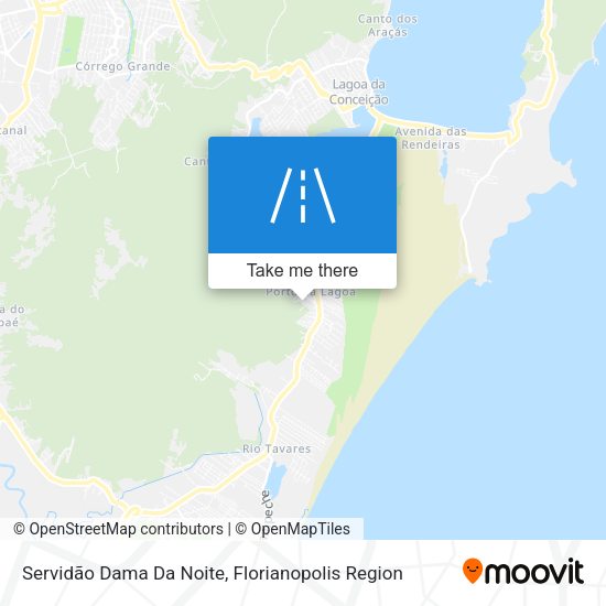 Servidão Dama Da Noite map