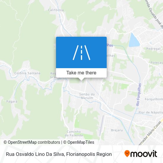Rua Osvaldo Lino Da Silva map