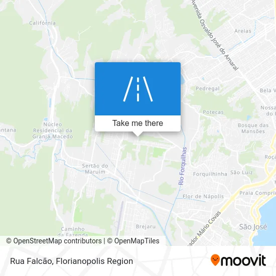 Rua Falcão map