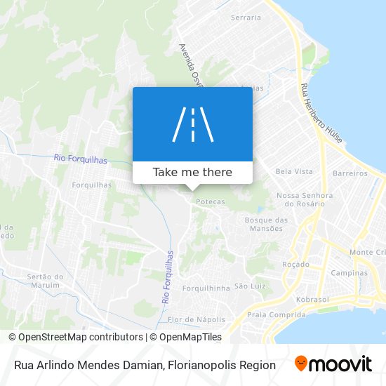 Rua Arlindo Mendes Damian map