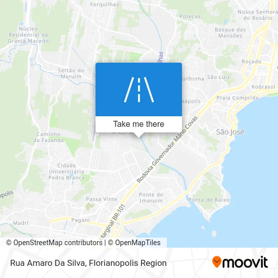 Rua Amaro Da Silva map