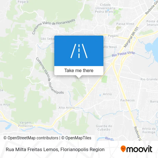 Rua Milta Freitas Lemos map