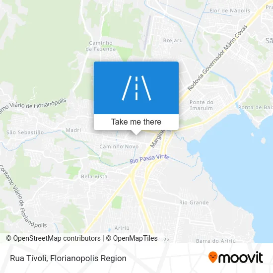 Rua Tívoli map