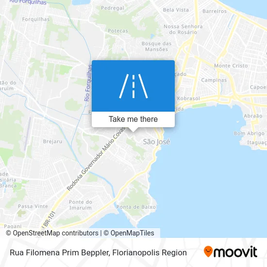 Rua Filomena Prim Beppler map