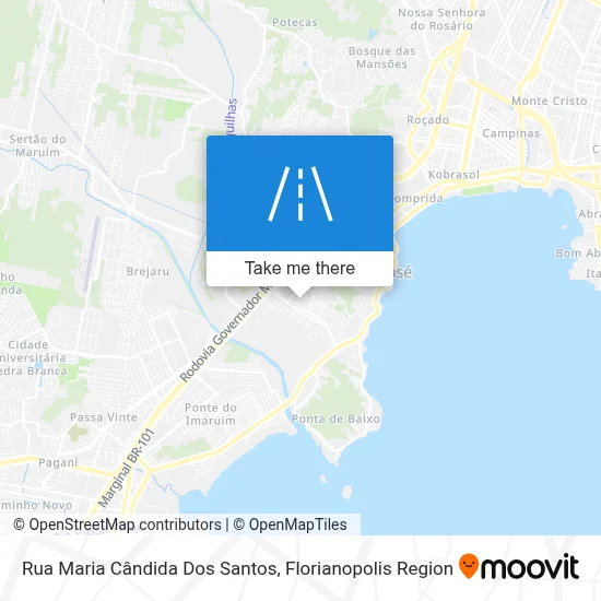 Rua Maria Cândida Dos Santos map