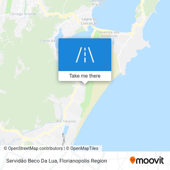 Servidão Beco Da Lua map