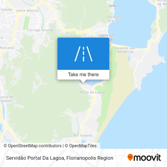 Servidão Portal Da Lagoa map