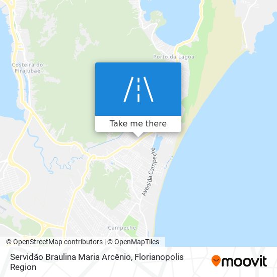 Servidão Braulina Maria Arcênio map