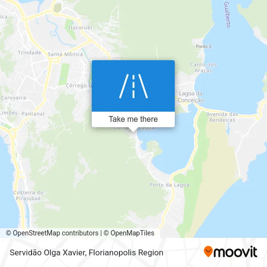Servidão Olga Xavier map