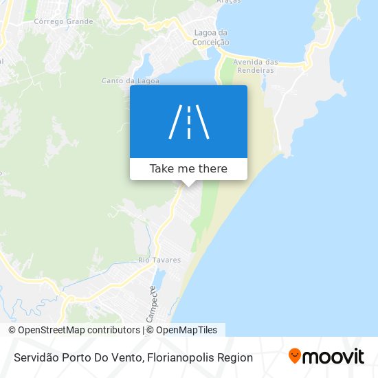 Servidão Porto Do Vento map