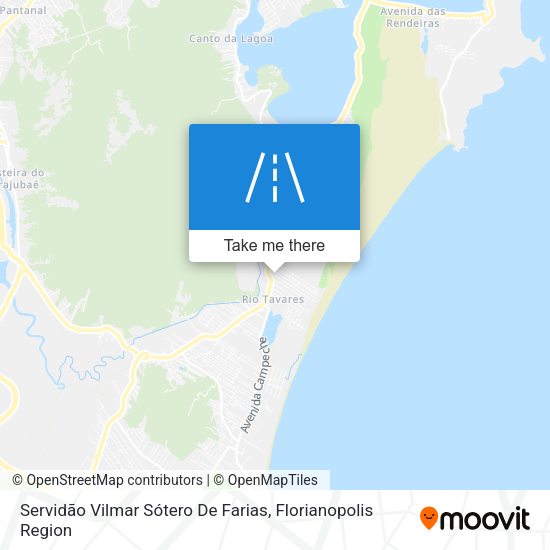 Servidão Vilmar Sótero De Farias map