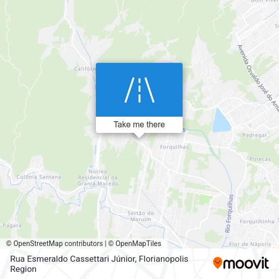 Rua Esmeraldo Cassettari Júnior map