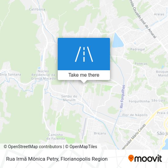 Rua Irmã Mônica Petry map