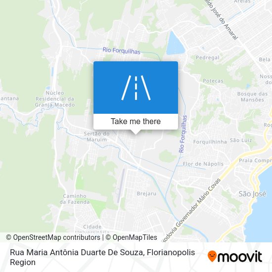 Rua Maria Antônia Duarte De Souza map