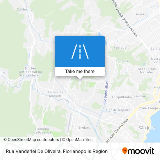 Rua Vanderlei De Oliveira map