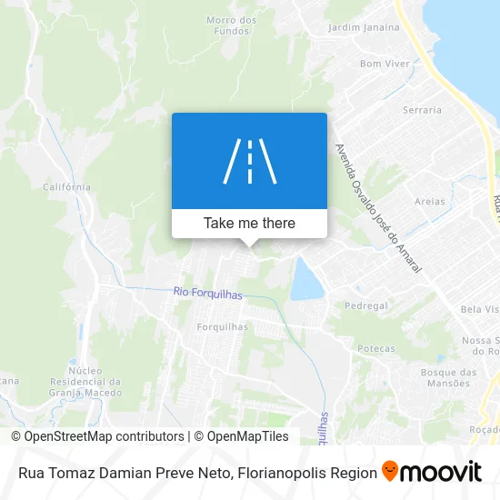 Rua Tomaz Damian Preve Neto map